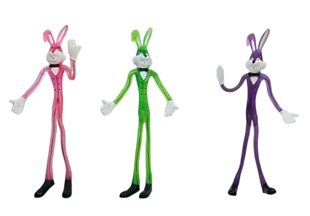 Vintage Bendable Toy Figure Cartoon Tuxedo Bunny Rabbit (3)